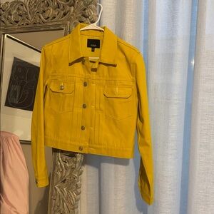Hudson Mustard Yellow Jean Jacket